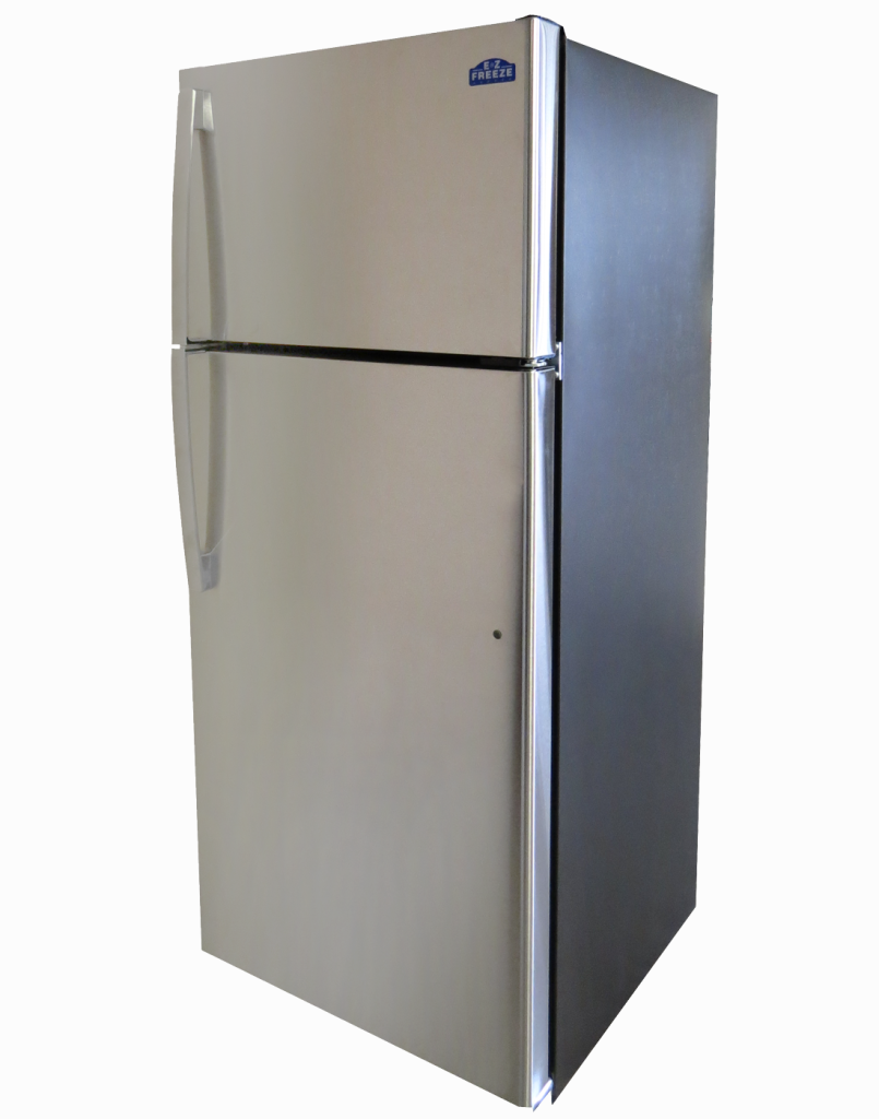 EZ Freeze 19 Cubic Foot Stainless Steel Gas Refrigerator