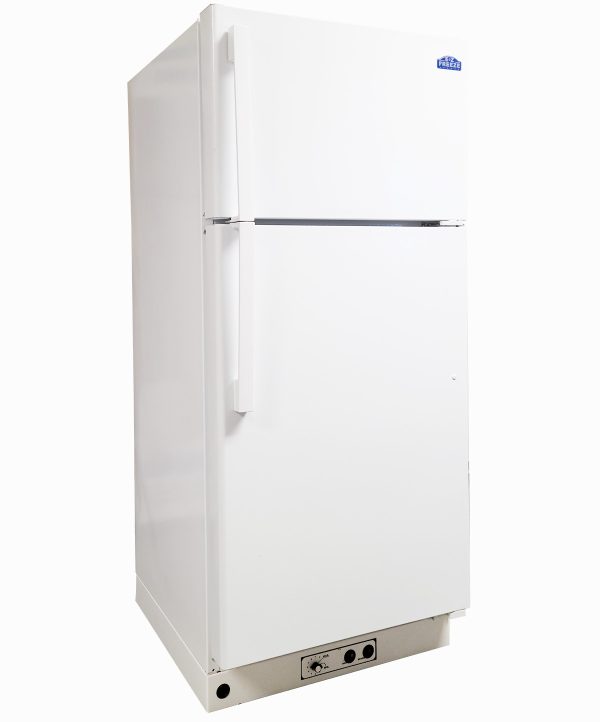 EZ Freeze 16 Cubic Foot White Gas Refrigerator