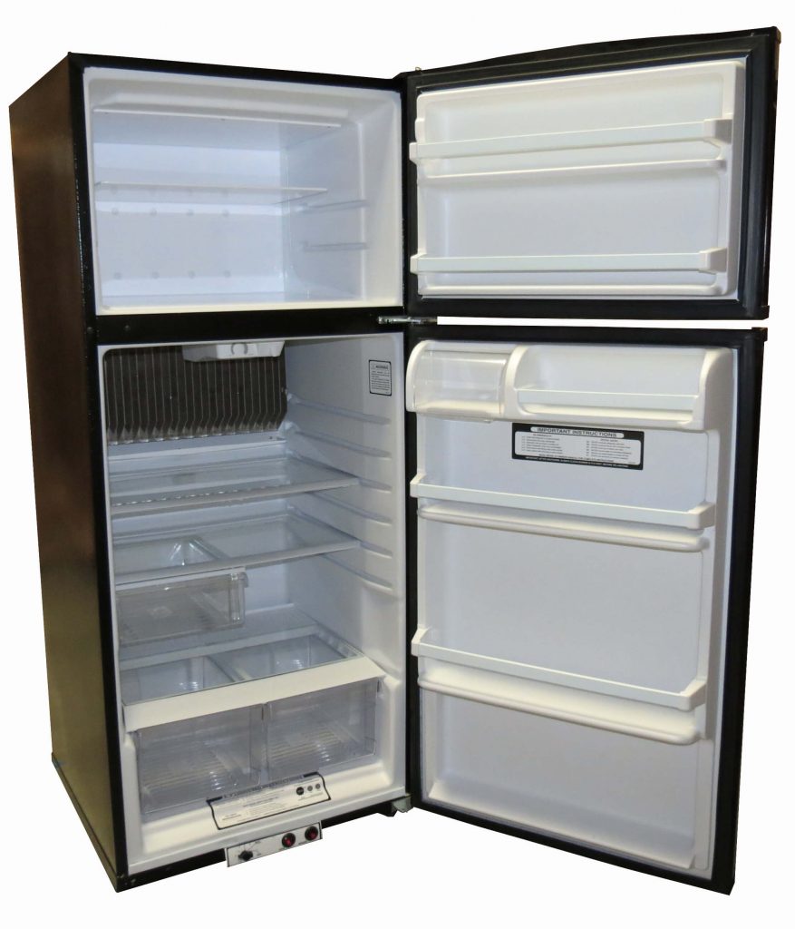 EZ Freeze 15 Cubic Foot Black Gas Refrigerator