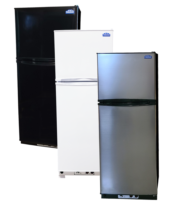 Gas Refrigerators powered by only Propane Gas or Natural Gas
